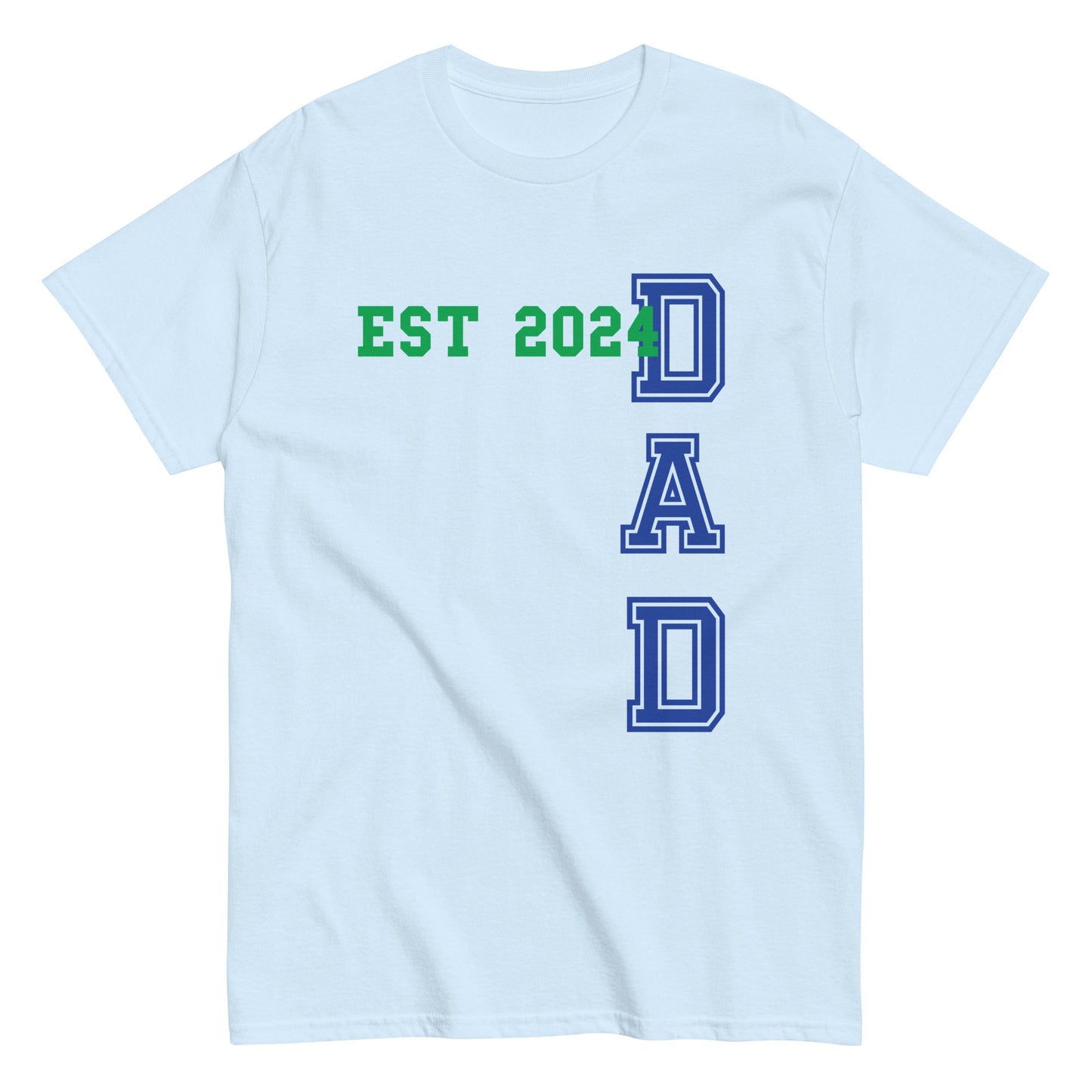 Funny Dad Est 2024 Cool T-shirt