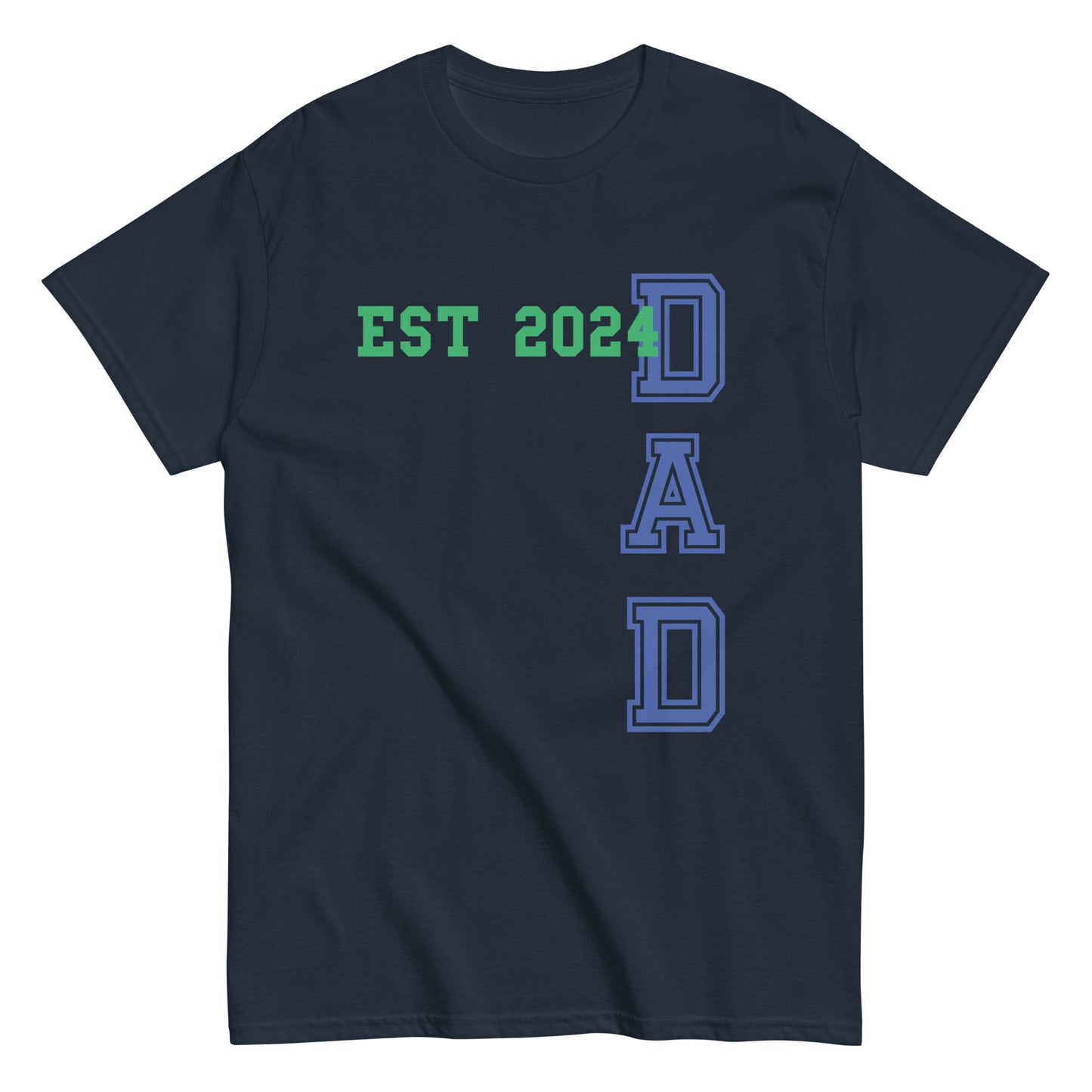 Funny Dad Est 2024 Cool T-shirt