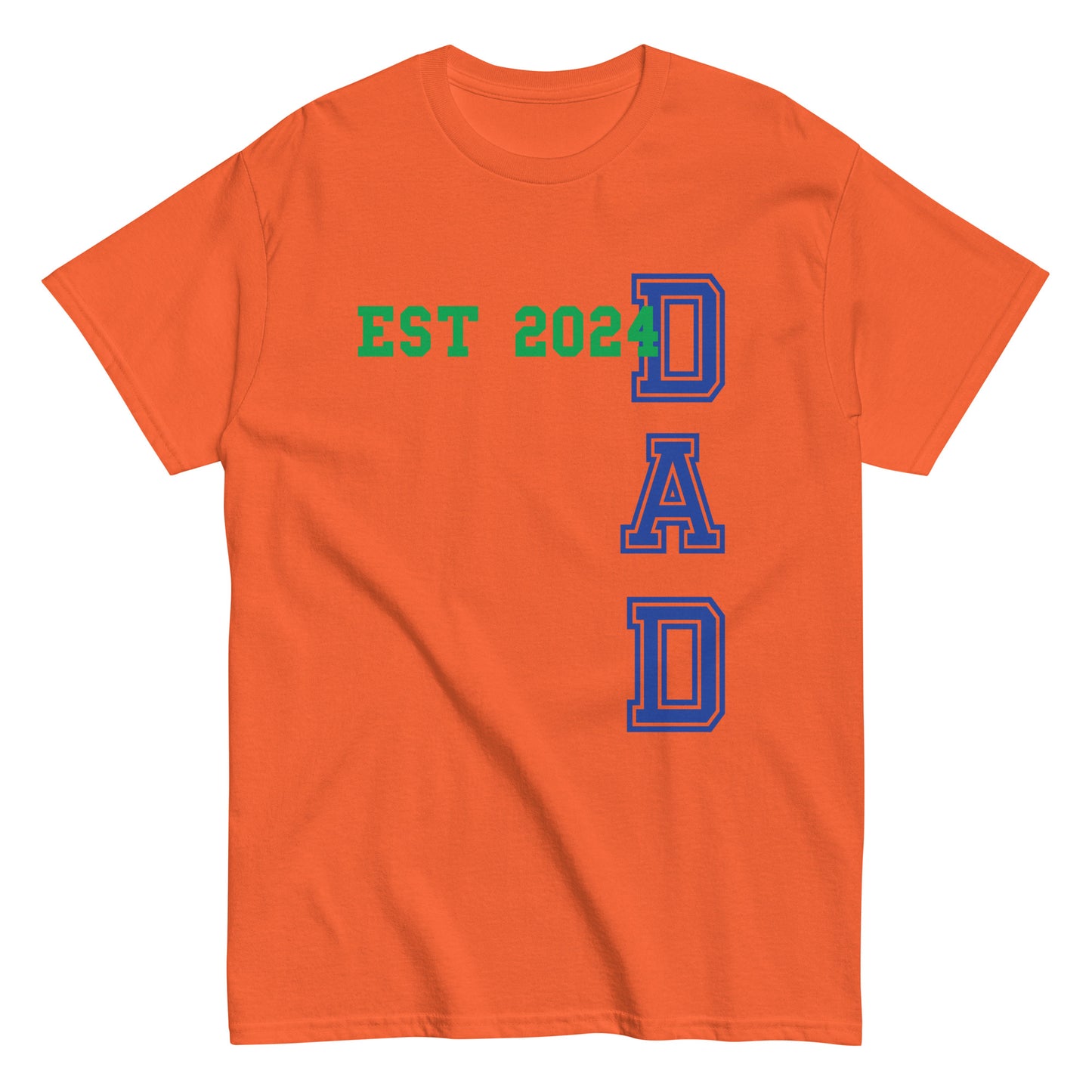 Funny Dad Est 2024 Cool T-shirt
