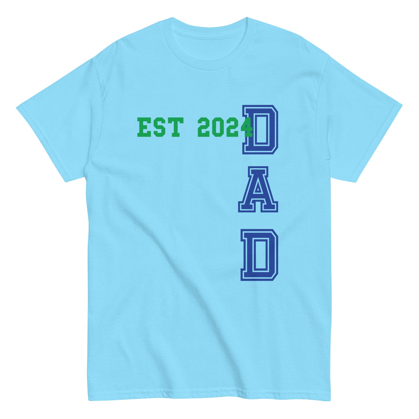 Funny Dad Est 2024 Cool T-shirt