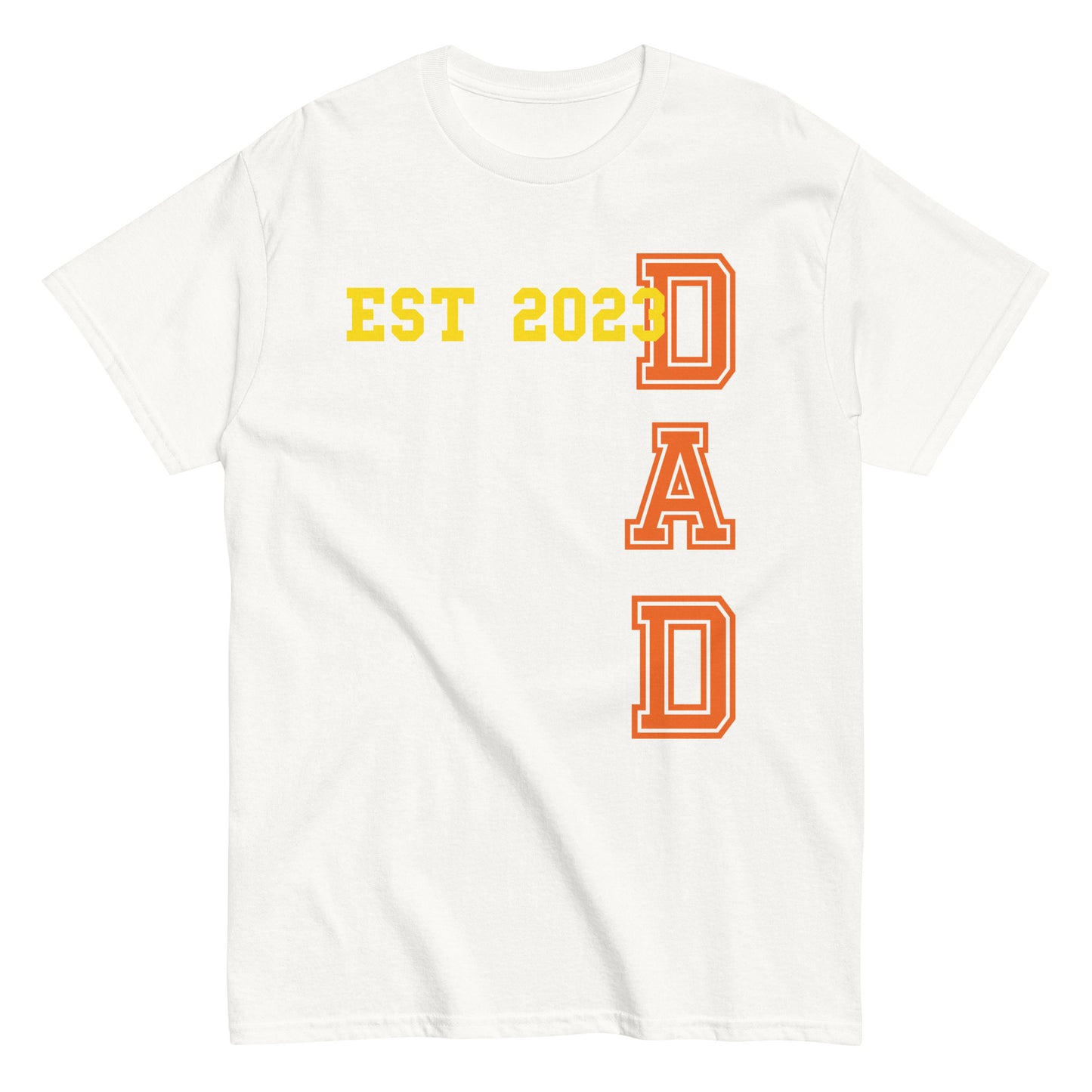 Funny Dad Est 2023 Cool T-shirt