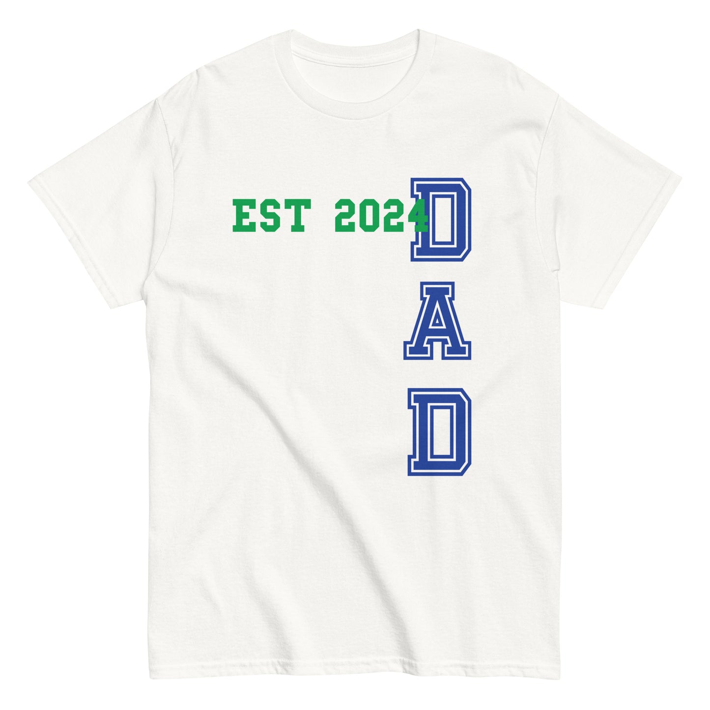 Funny Dad Est 2024 Cool T-shirt