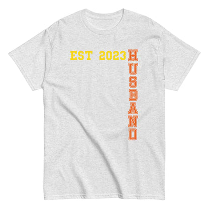 Funny Husband Est 2023 Cool T-shirt