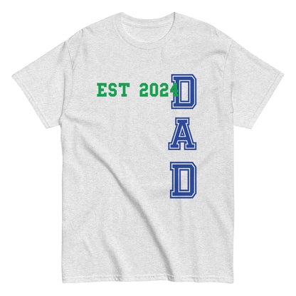 Funny Dad Est 2024 Cool T-shirt