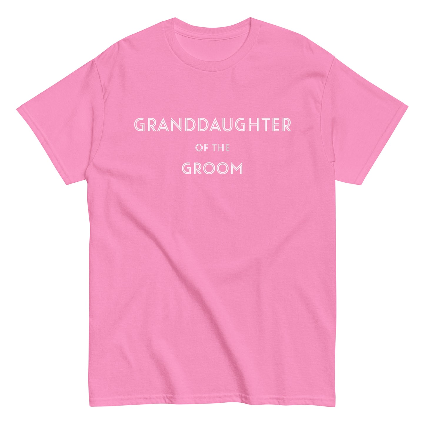 Funny Granddaughter of the Groom T-shirt