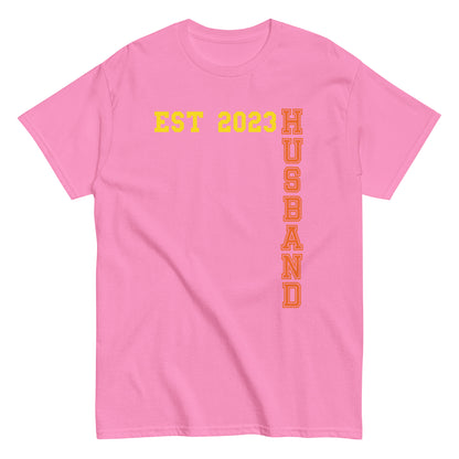 Funny Husband Est 2023 Cool T-shirt