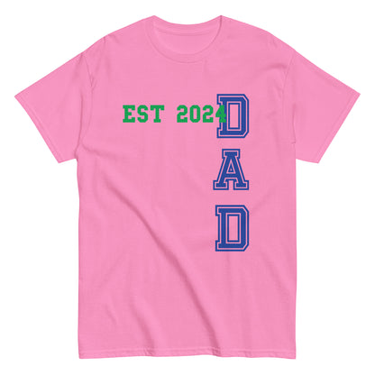 Funny Dad Est 2024 Cool T-shirt