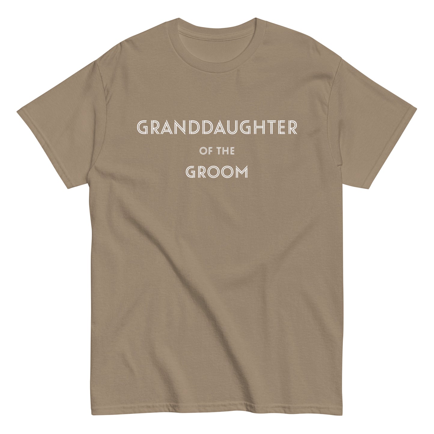 Funny Granddaughter of the Groom T-shirt