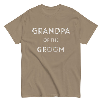 Funny Grandpa of the Groom T-shirt