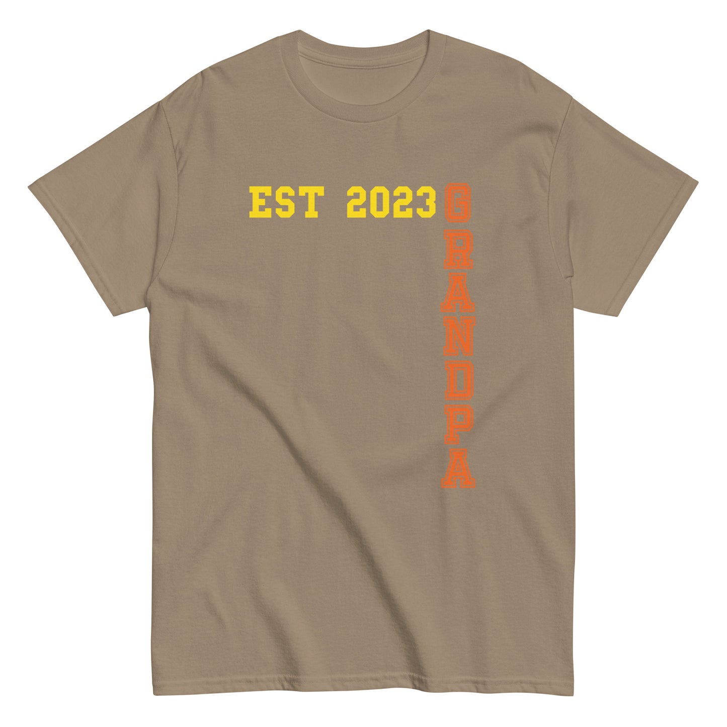 Funny Grandpa Est 2023 Cool T-shirt