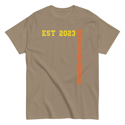 Funny Husband Est 2023 Cool T-shirt