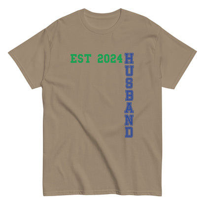 Funny Husband Est 2024 Cool T-shirt