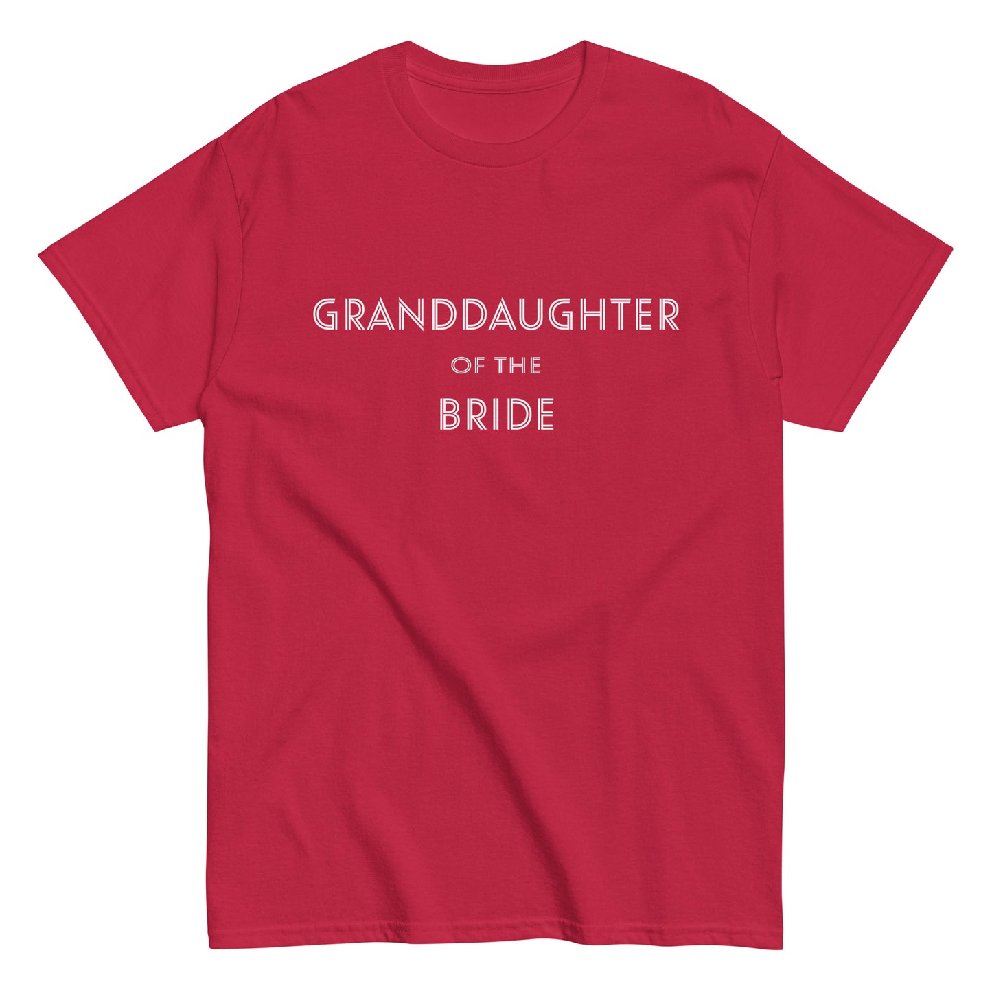 Funny Granddaughter of the Bride T-shirt