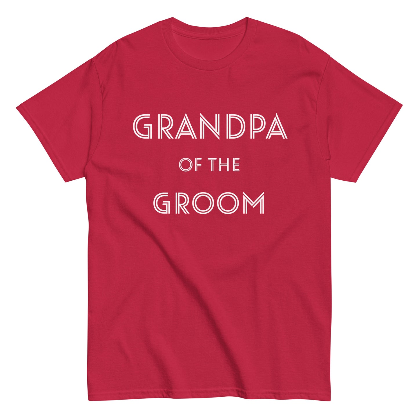 Funny Grandpa of the Groom T-shirt