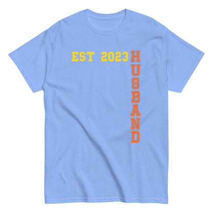 Funny Husband Est 2023 Cool T-shirt