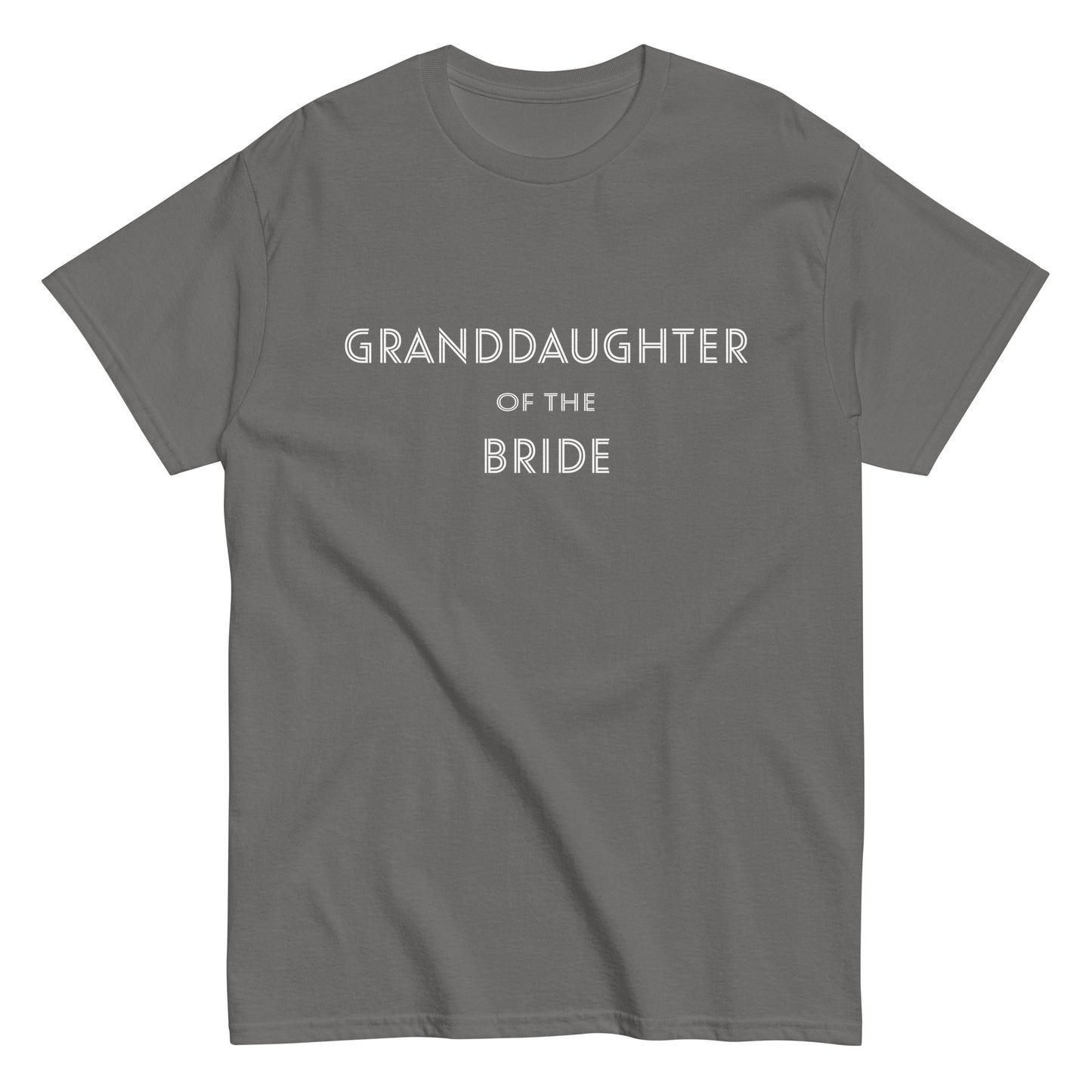 Funny Granddaughter of the Bride T-shirt