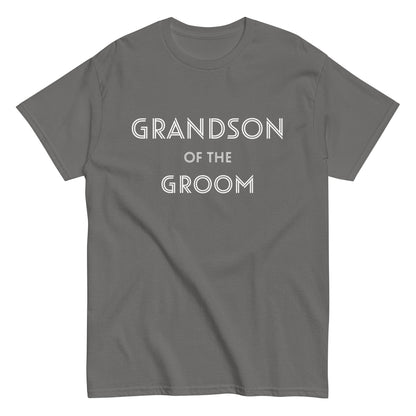 Funny Grandson of the Groom T-shirt