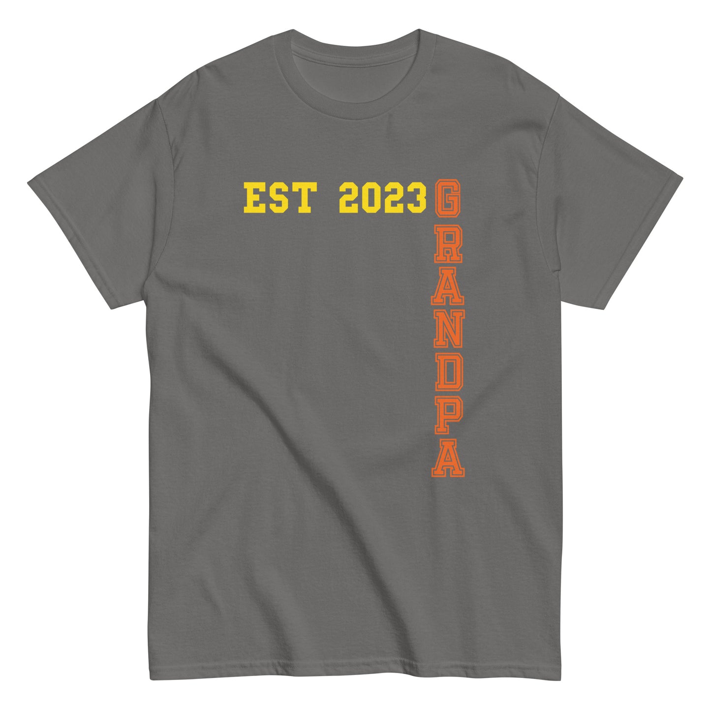 Funny Grandpa Est 2023 Cool T-shirt