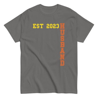 Funny Husband Est 2023 Cool T-shirt