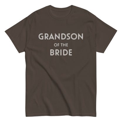 Funny Grandson of the Bride T-shirt