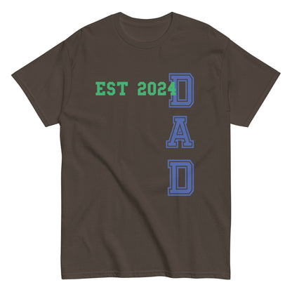 Funny Dad Est 2024 Cool T-shirt