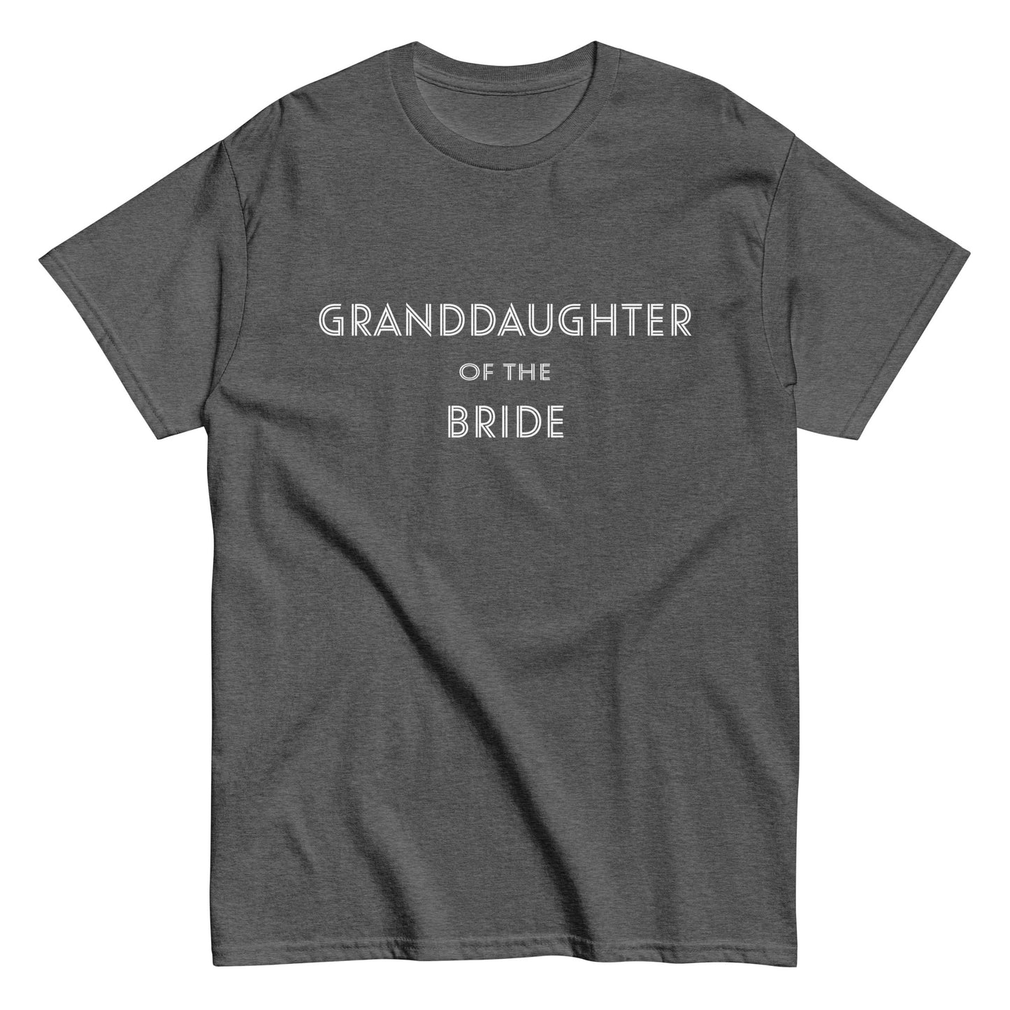 Funny Granddaughter of the Bride T-shirt