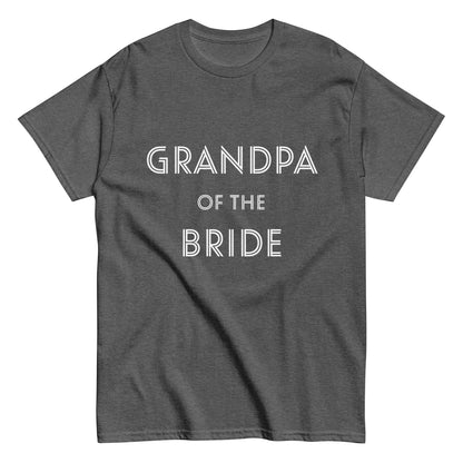 Funny Grandpa of the Bride T-shirt