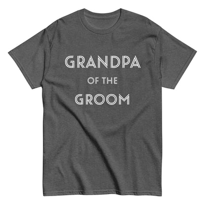 Funny Grandpa of the Groom T-shirt