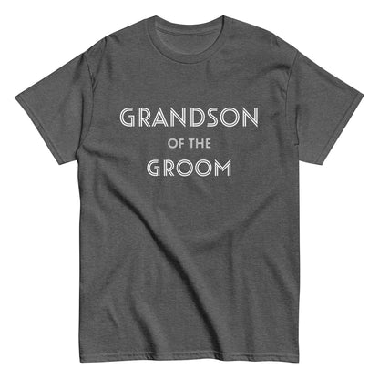 Funny Grandson of the Groom T-shirt