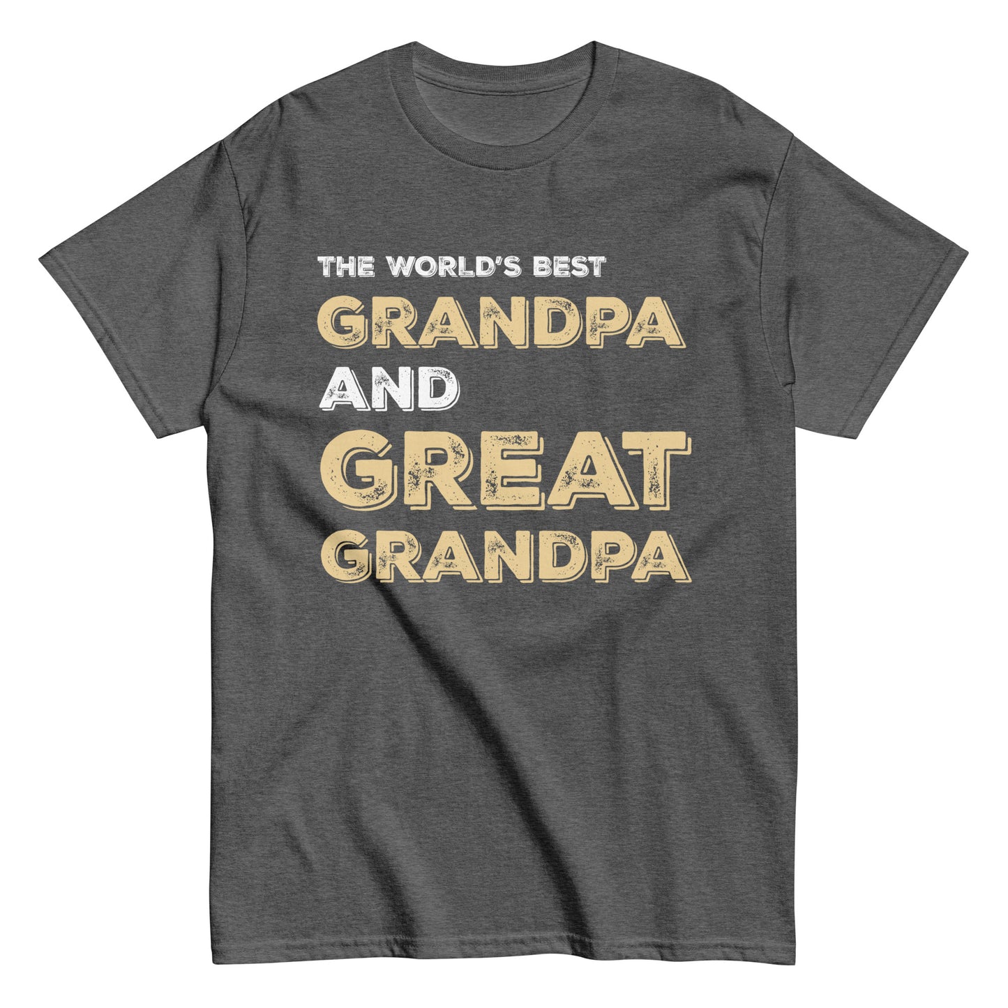 Funny The World’s Best Grandpa and Great Grandpa T-shirt