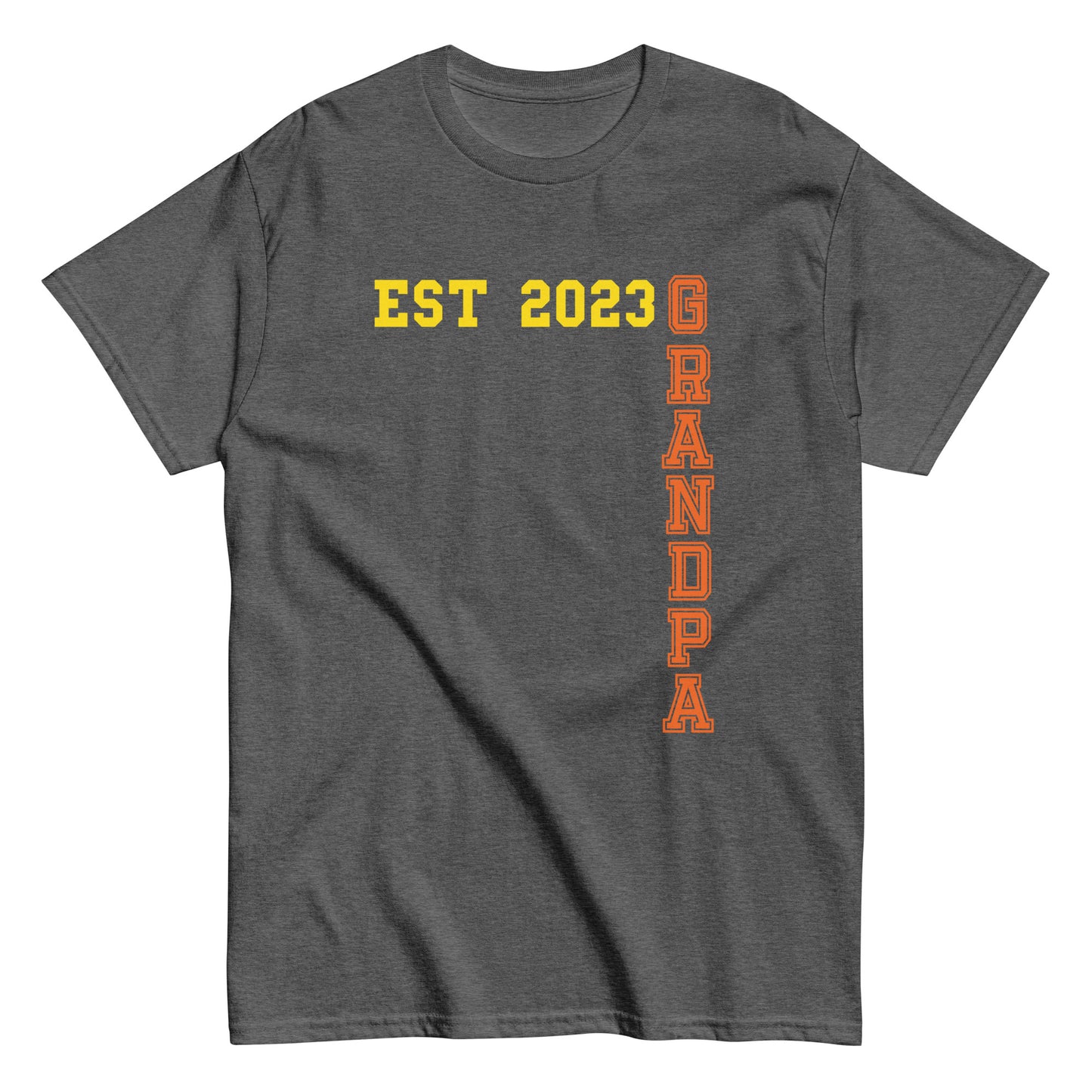 Funny Grandpa Est 2023 Cool T-shirt