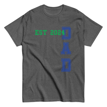 Funny Dad Est 2024 Cool T-shirt