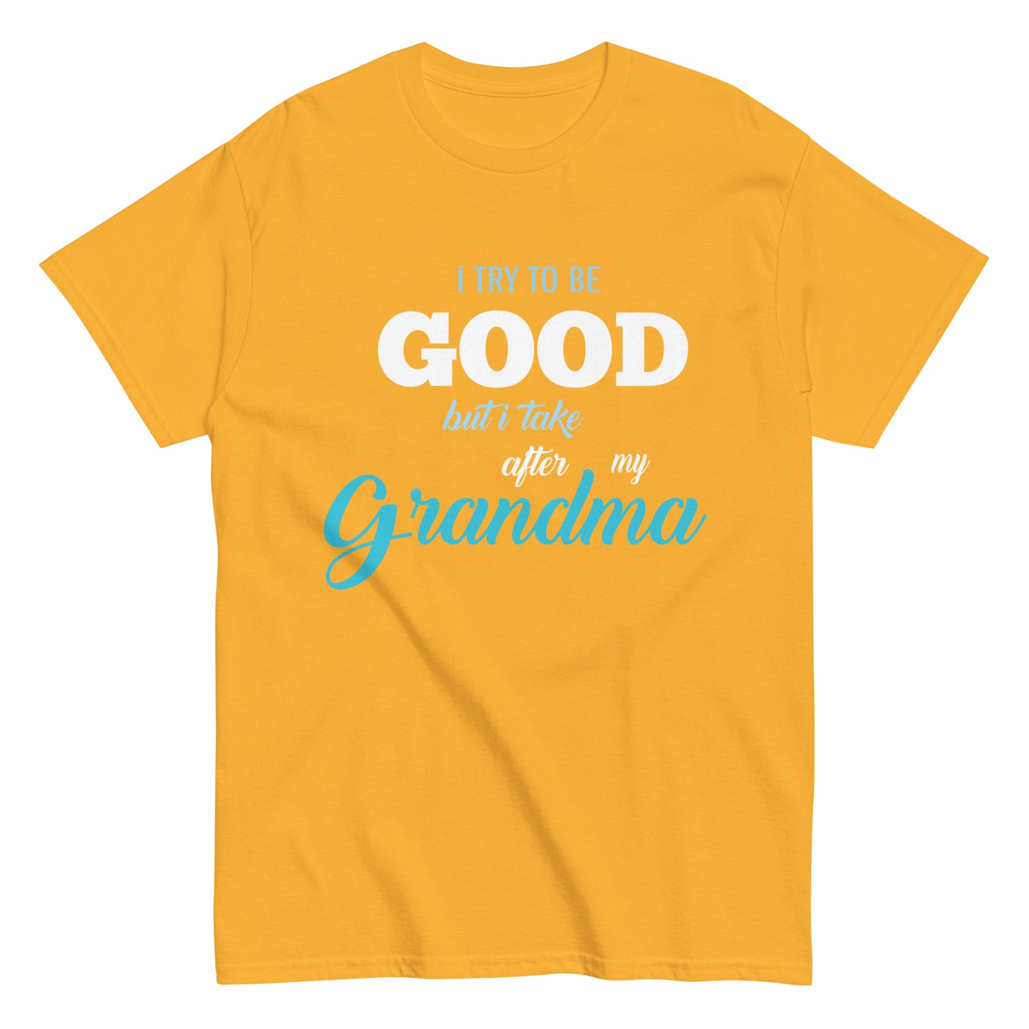 Funny I try to be Good but I take after my Grandma T-shirt