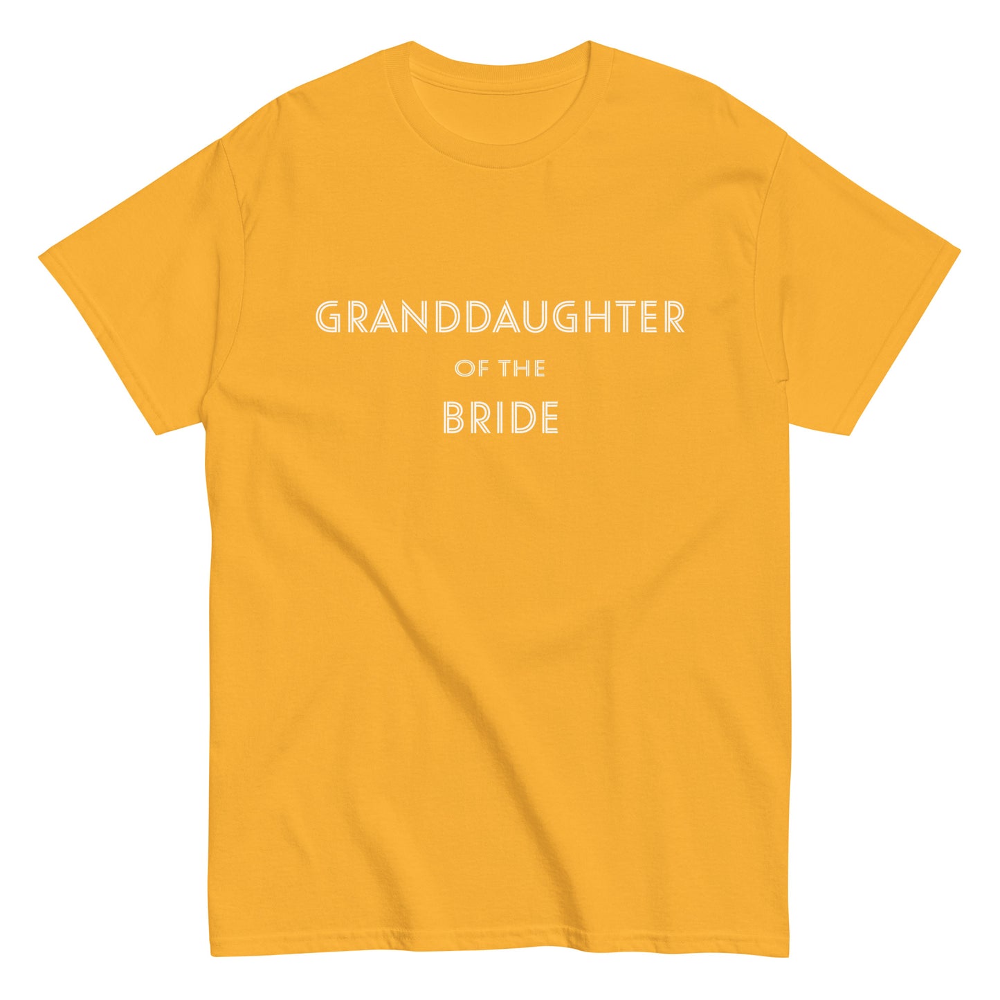 Funny Granddaughter of the Bride T-shirt