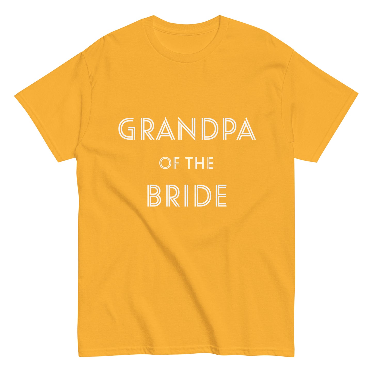 Funny Grandpa of the Bride T-shirt