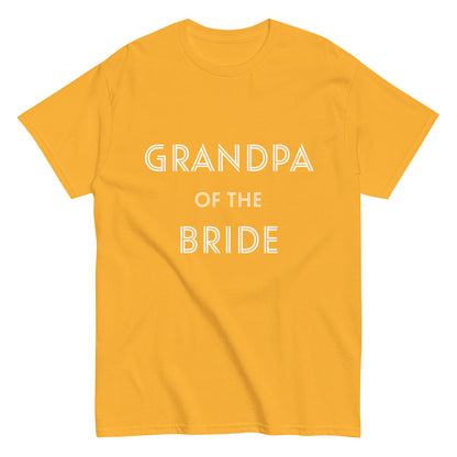 Funny Grandpa of the Bride T-shirt