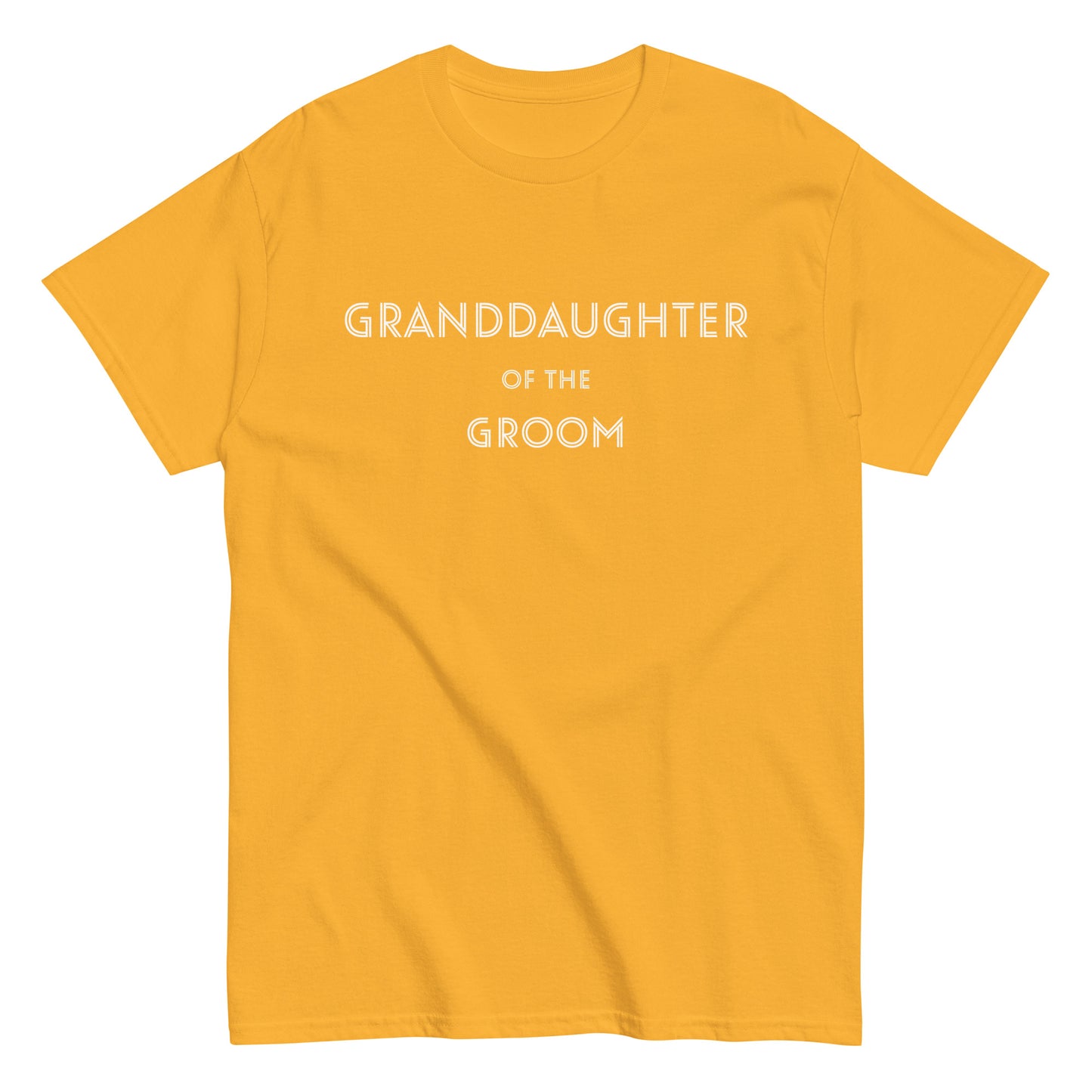 Funny Granddaughter of the Groom T-shirt