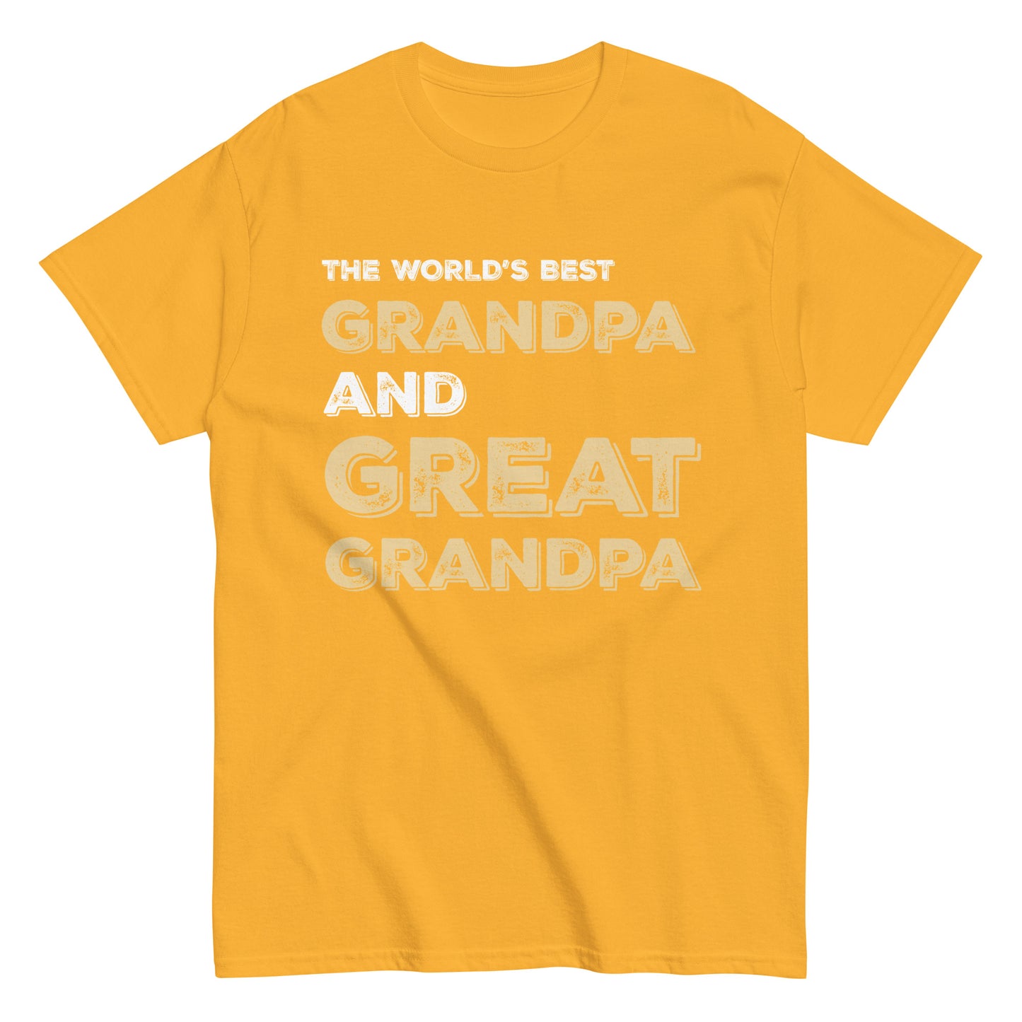 Funny The World’s Best Grandpa and Great Grandpa T-shirt