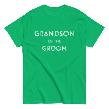 Funny Grandson of the Groom T-shirt