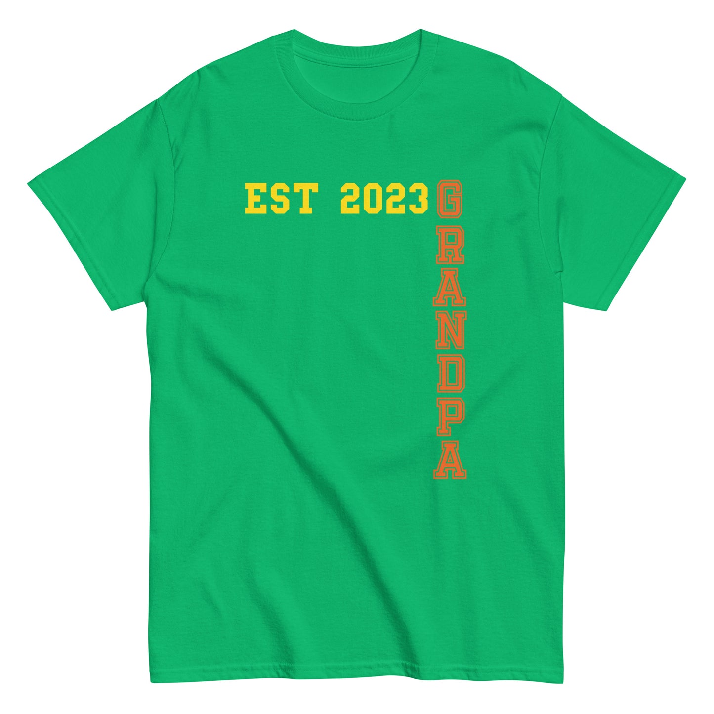 Funny Grandpa Est 2023 Cool T-shirt