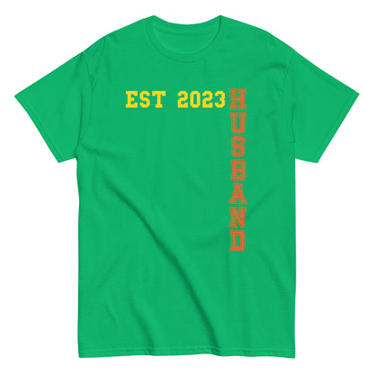 Funny Husband Est 2023 Cool T-shirt