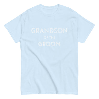 Funny Grandson of the Groom T-shirt