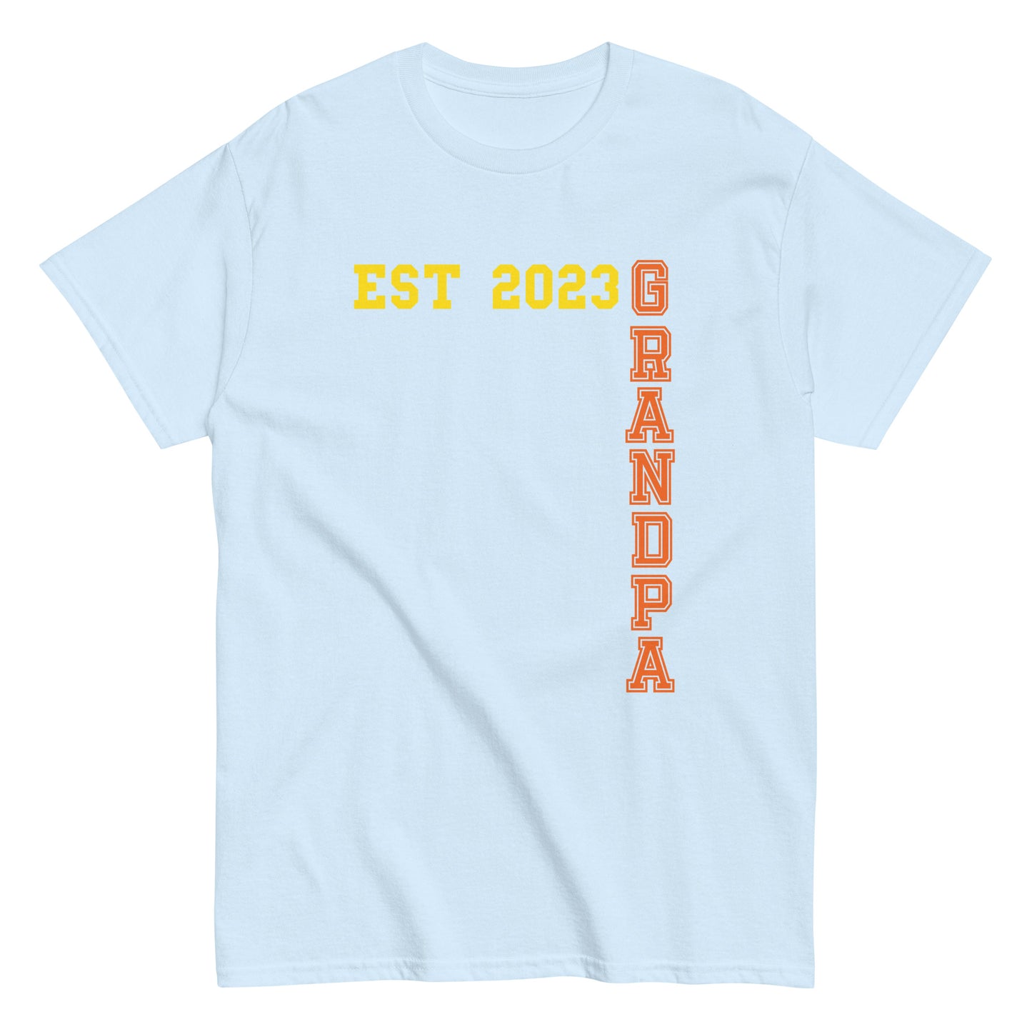 Funny Grandpa Est 2023 Cool T-shirt