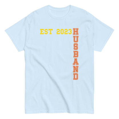 Funny Husband Est 2023 Cool T-shirt