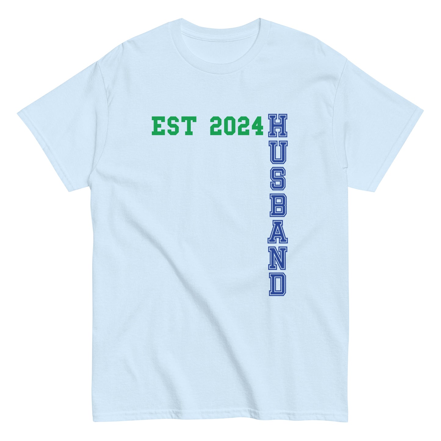 Funny Husband Est 2024 Cool T-shirt