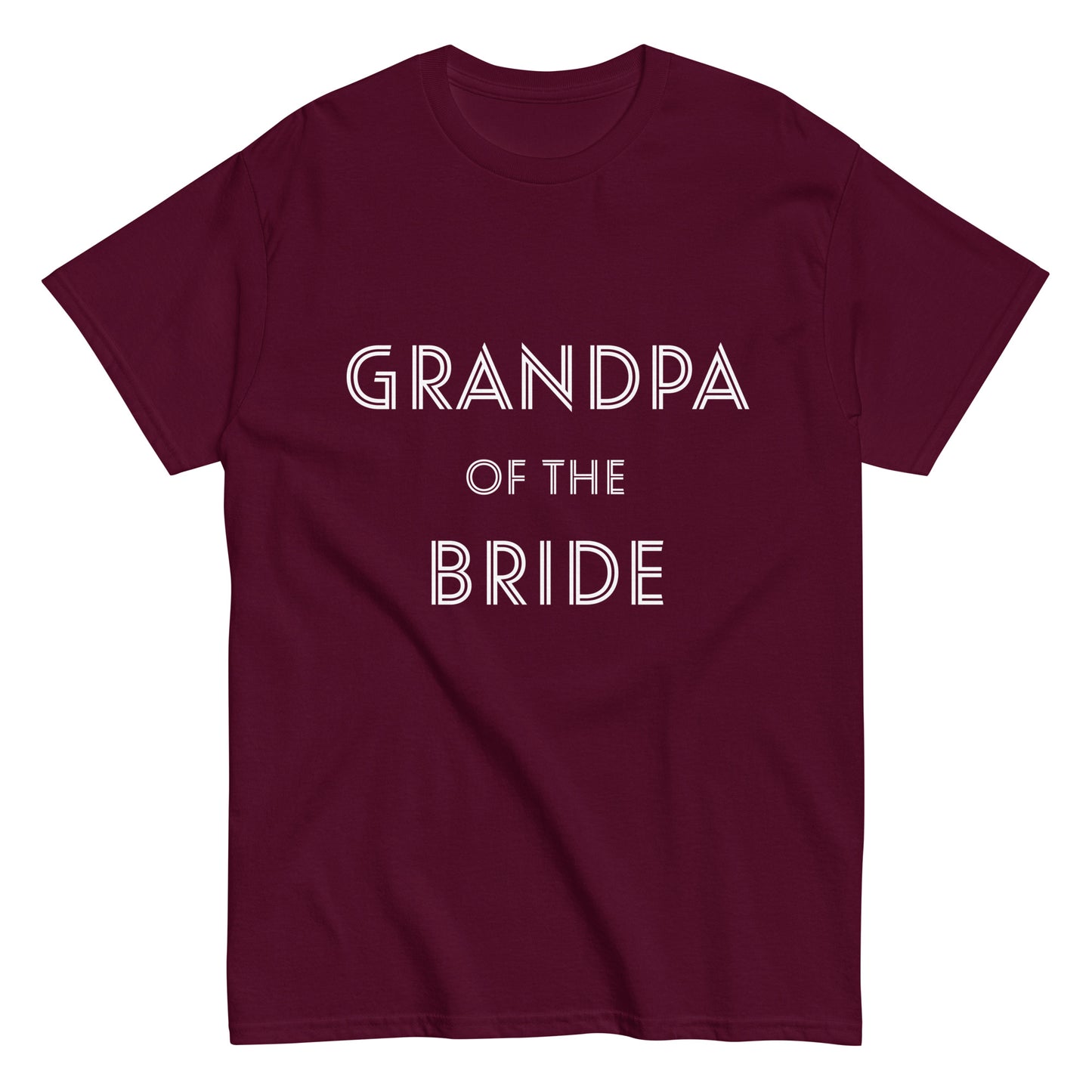 Funny Grandpa of the Bride T-shirt