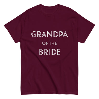 Funny Grandpa of the Bride T-shirt