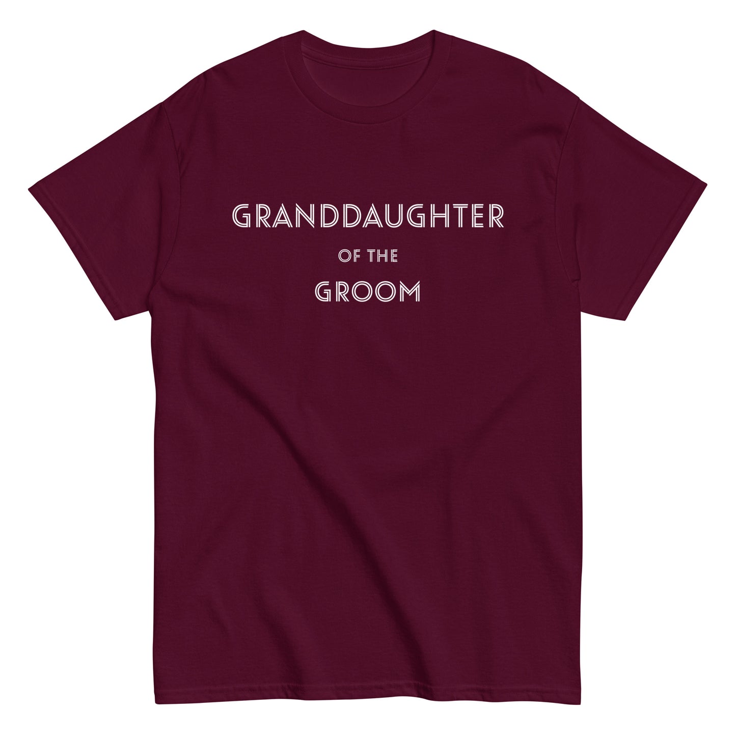 Funny Granddaughter of the Groom T-shirt