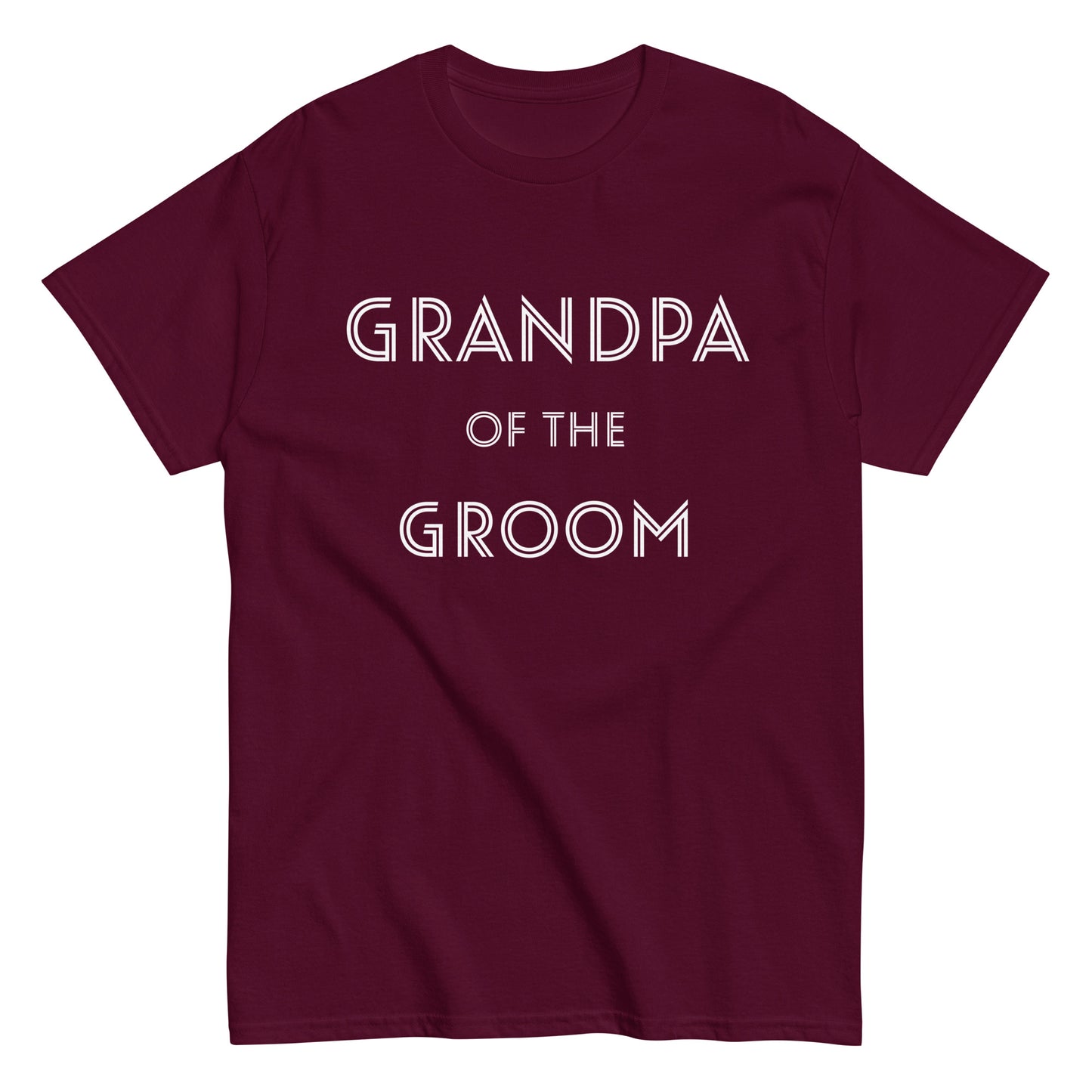 Funny Grandpa of the Groom T-shirt