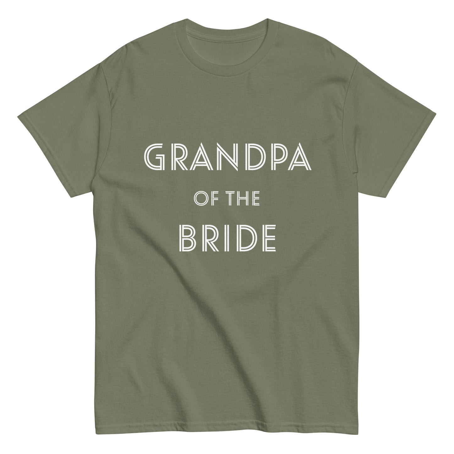 Funny Grandpa of the Bride T-shirt